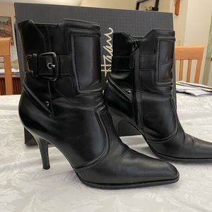 COLE HAAN STILETTO BUCKLE BOOT